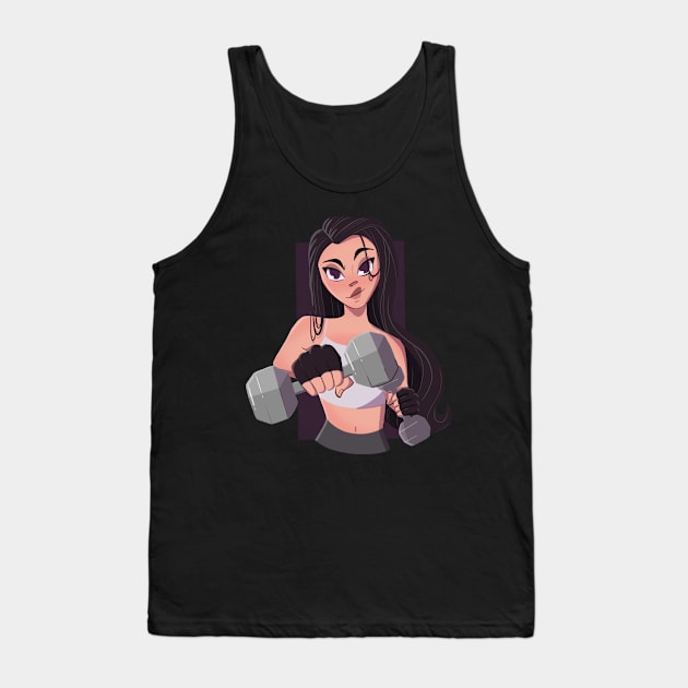 Bulk girl Tank Top by Krismilla 